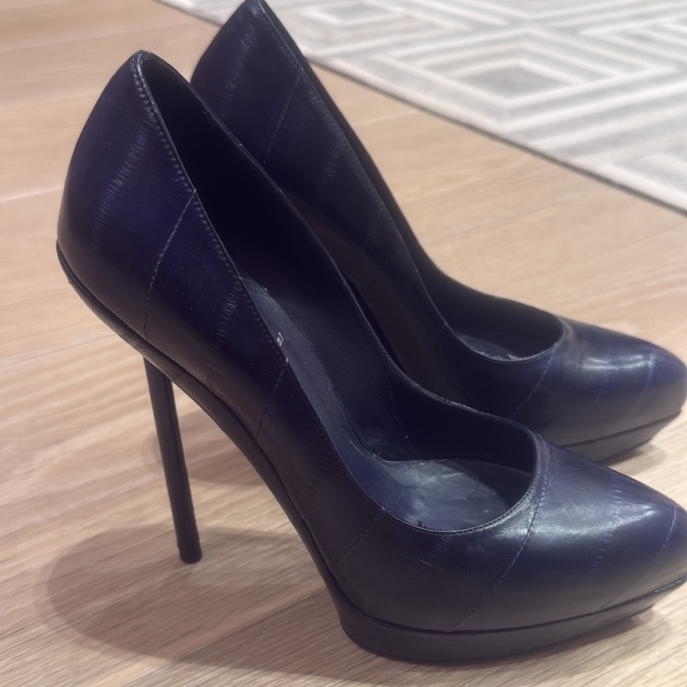 Yves Saint Laurent Midnight Blue Heels